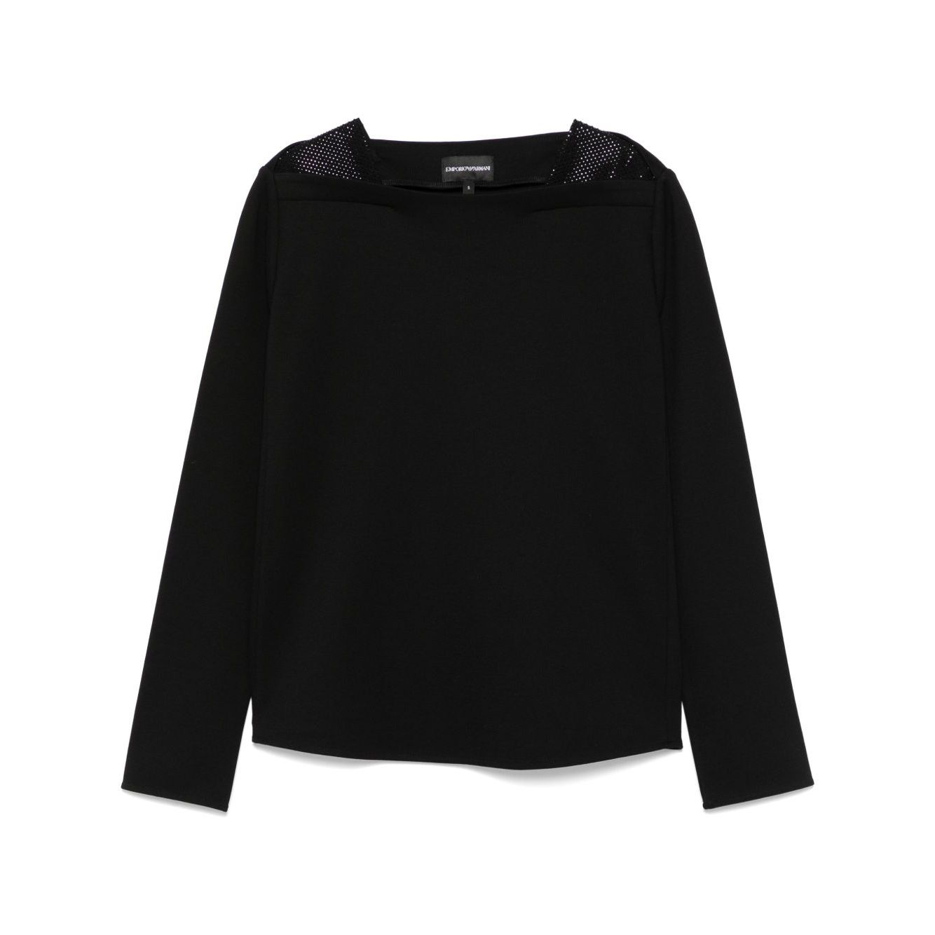 Emporio Armani crystal-embellished sweatshirt