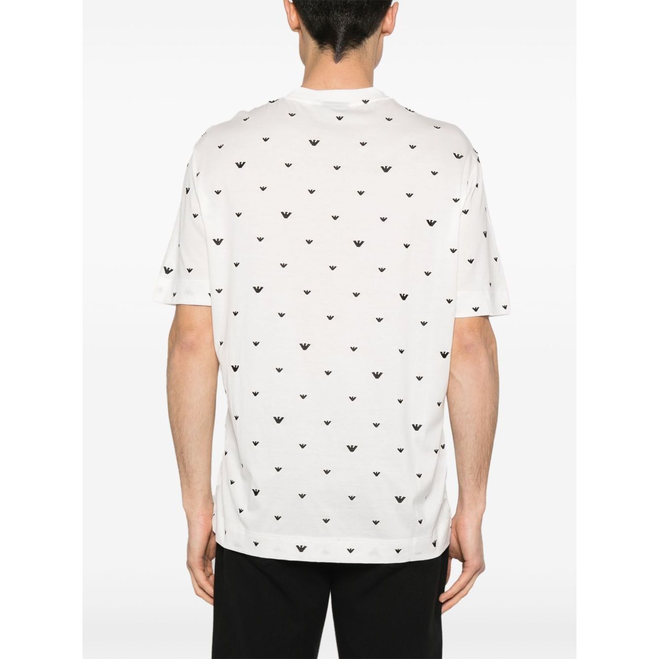 Emporio Armani Allover Logo T -Shirt Topwear