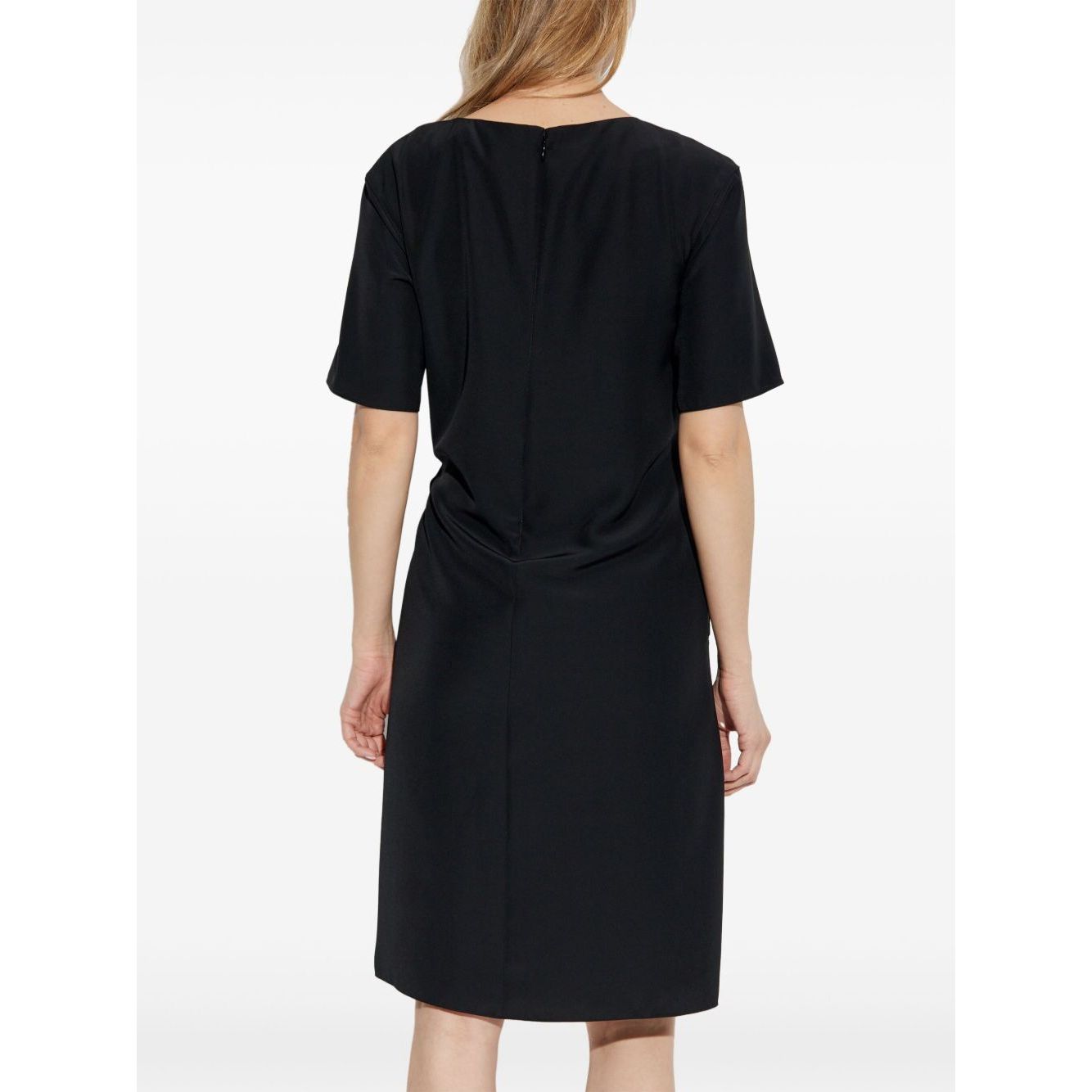 Emporio Armani midi dress with waist knot