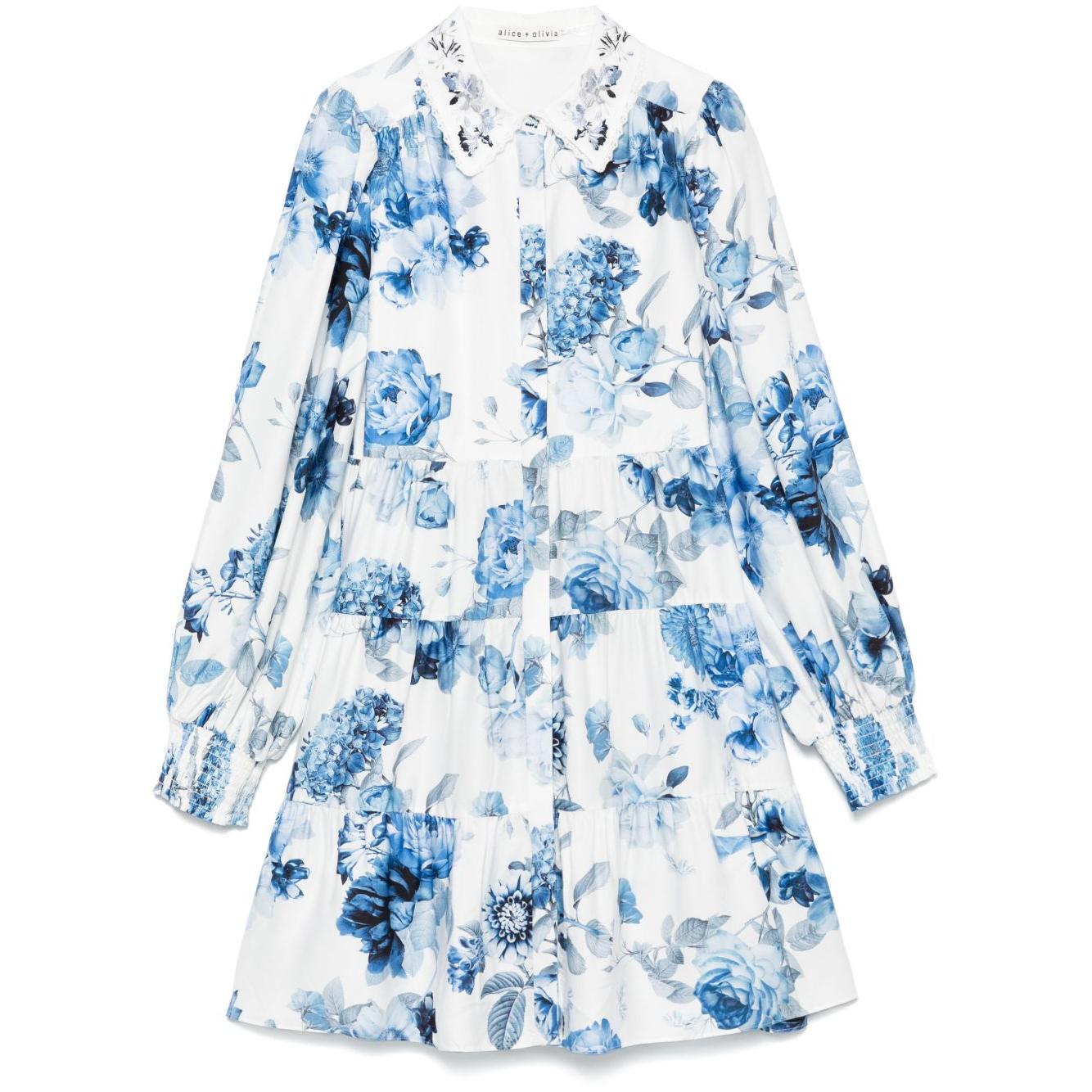 Alice + Olivia Dresses Clear Blue CC503P18526K417-P25