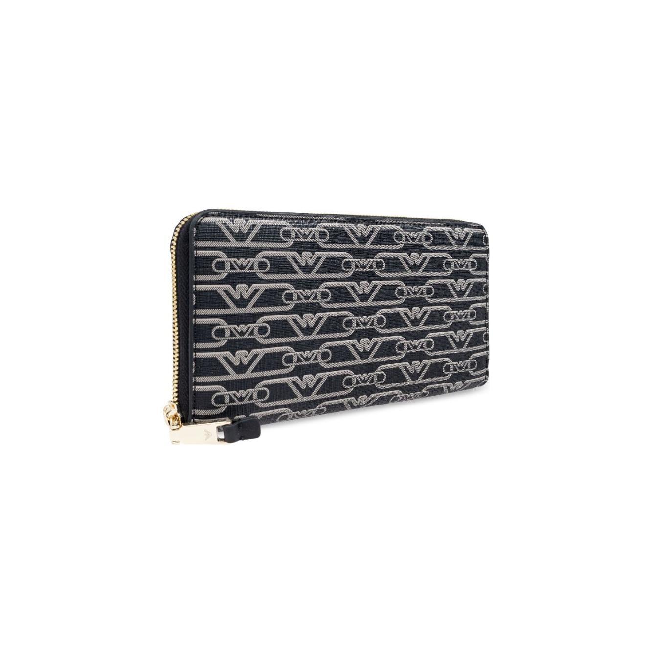 Emporio Armani Allover logo continental wallet Wallets