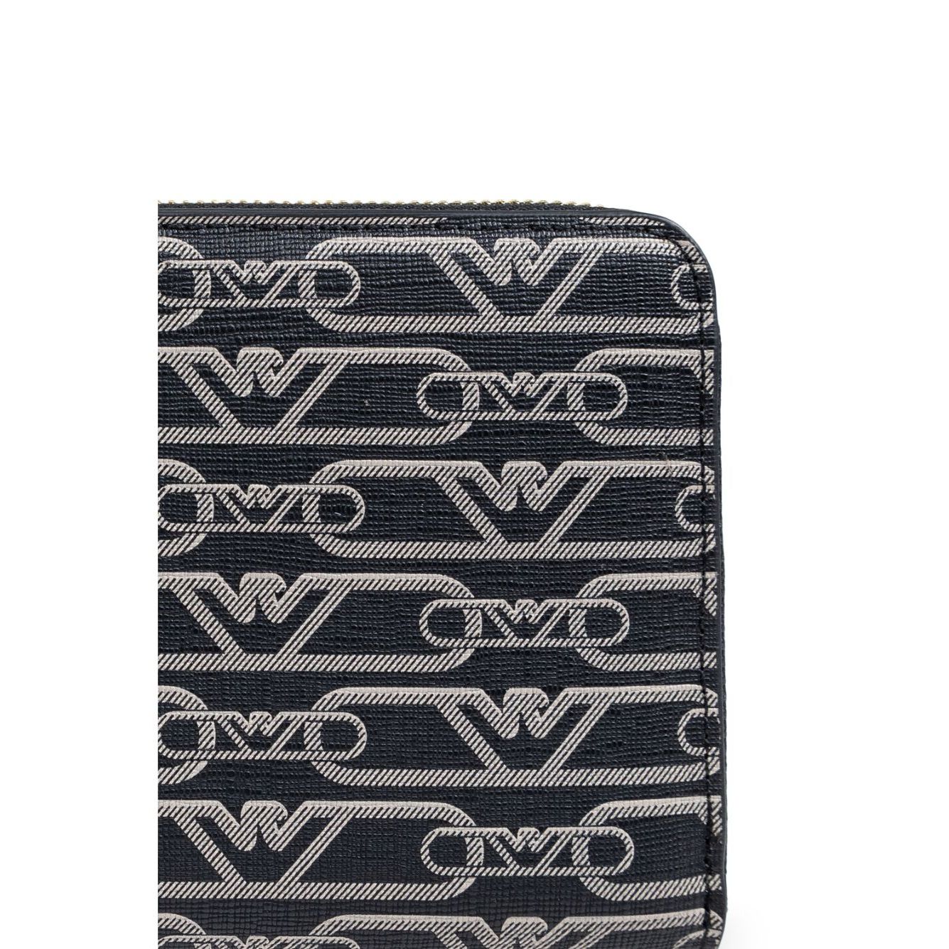 Emporio Armani Allover logo continental wallet
