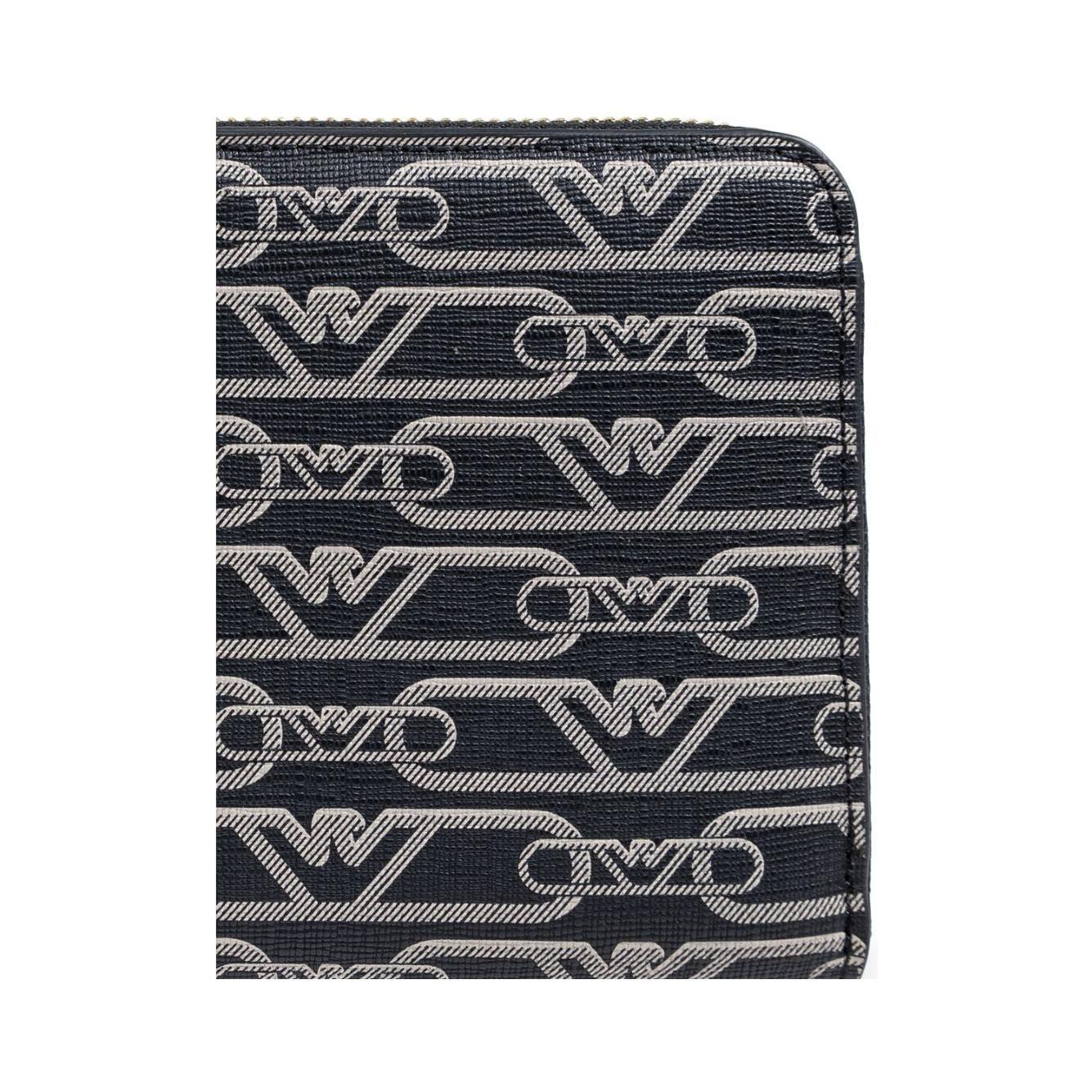 Emporio Armani Allover logo continental wallet Wallets
