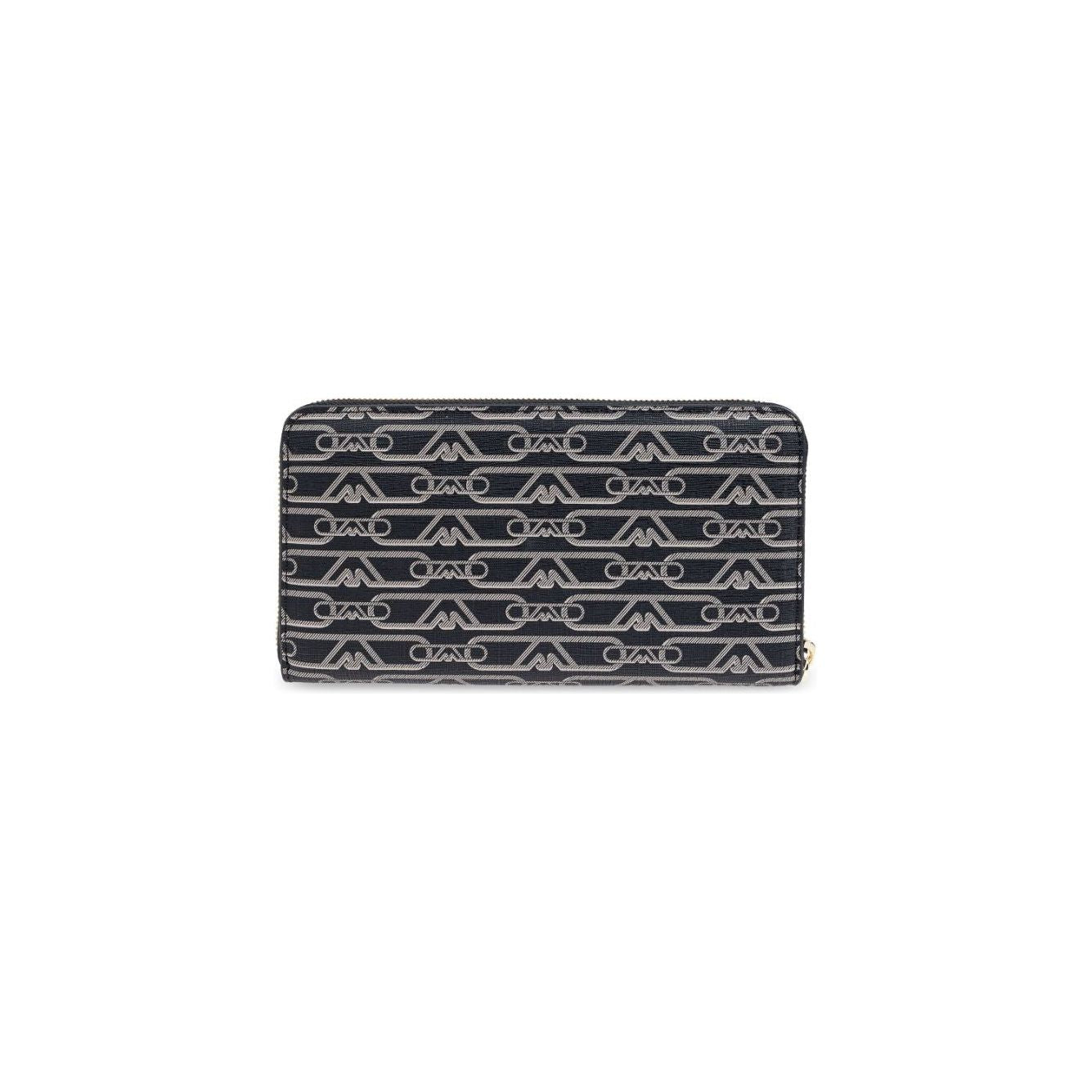 Emporio Armani Allover logo continental wallet Wallets
