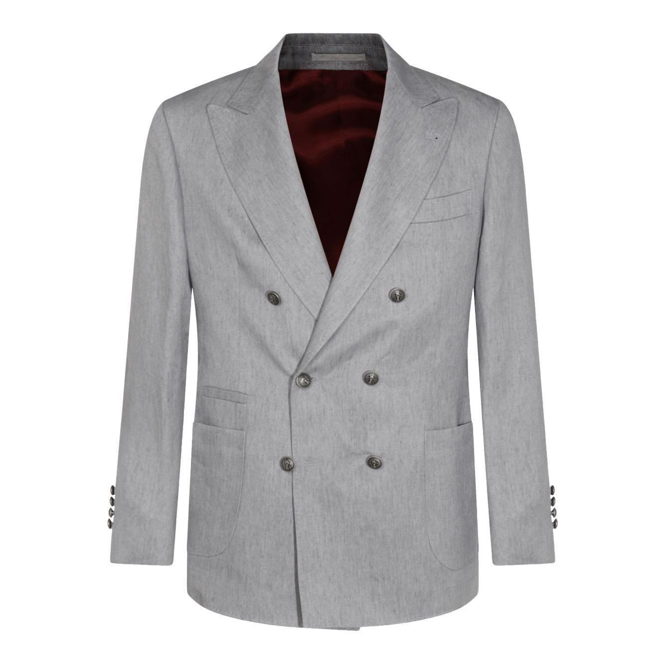 Brunello Cucinelli Dresses Light Grey Coats