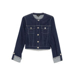 Emporio Armani Coats Blue