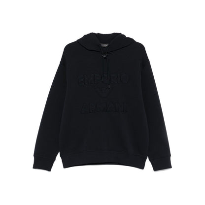 Emporio Armani Sweaters Blue Topwear