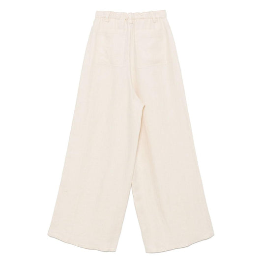 Alysi Trousers White Trousers