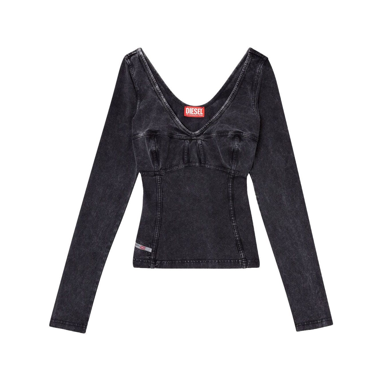Diesel Sweaters Black Topwear