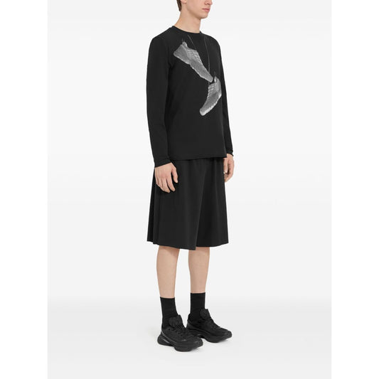 MM6 X SALOMON T-shirts and Polos Black Topwear