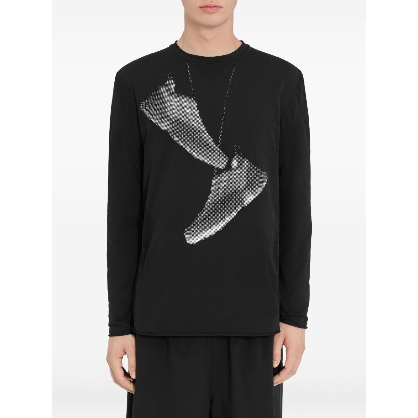 MM6 X SALOMON T-shirts and Polos Black Topwear