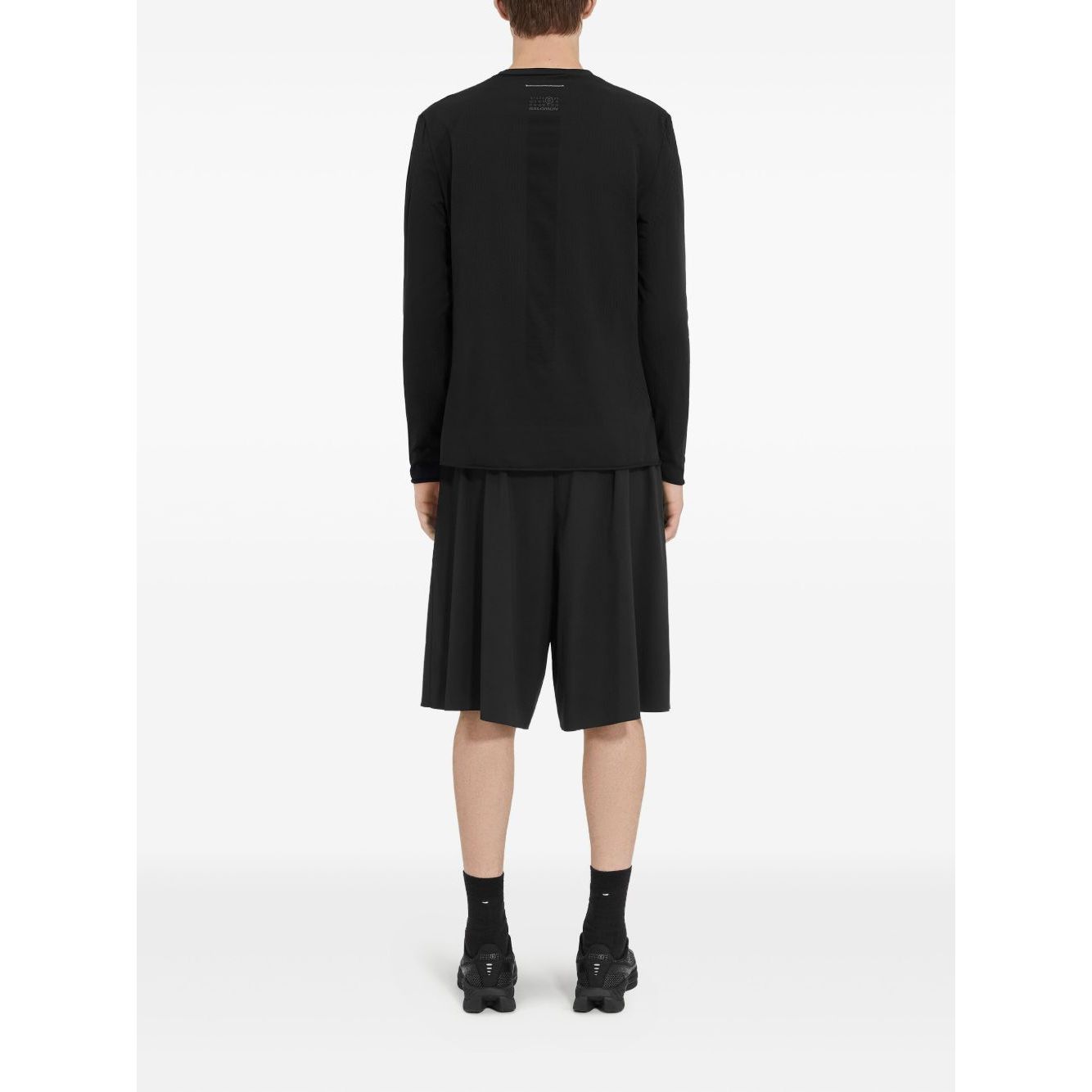 MM6 X SALOMON T-shirts and Polos Black Topwear