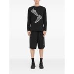 MM6 X SALOMON T-shirts and Polos Black Topwear