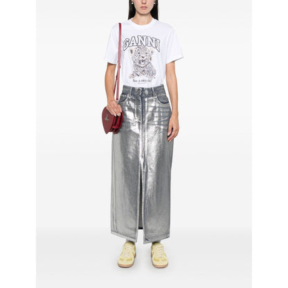 GANNI T-shirts and Polos White Topwear