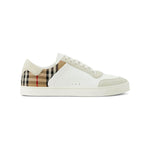Burberry Leather, suede and check sneakers Sneakers