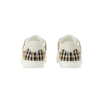 Burberry Leather, suede and check sneakers Sneakers