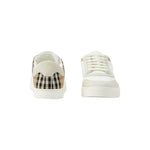 Burberry Leather, suede and check sneakers Sneakers