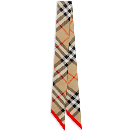 Burberry Check silk foulard Scarves Hats & Gloves
