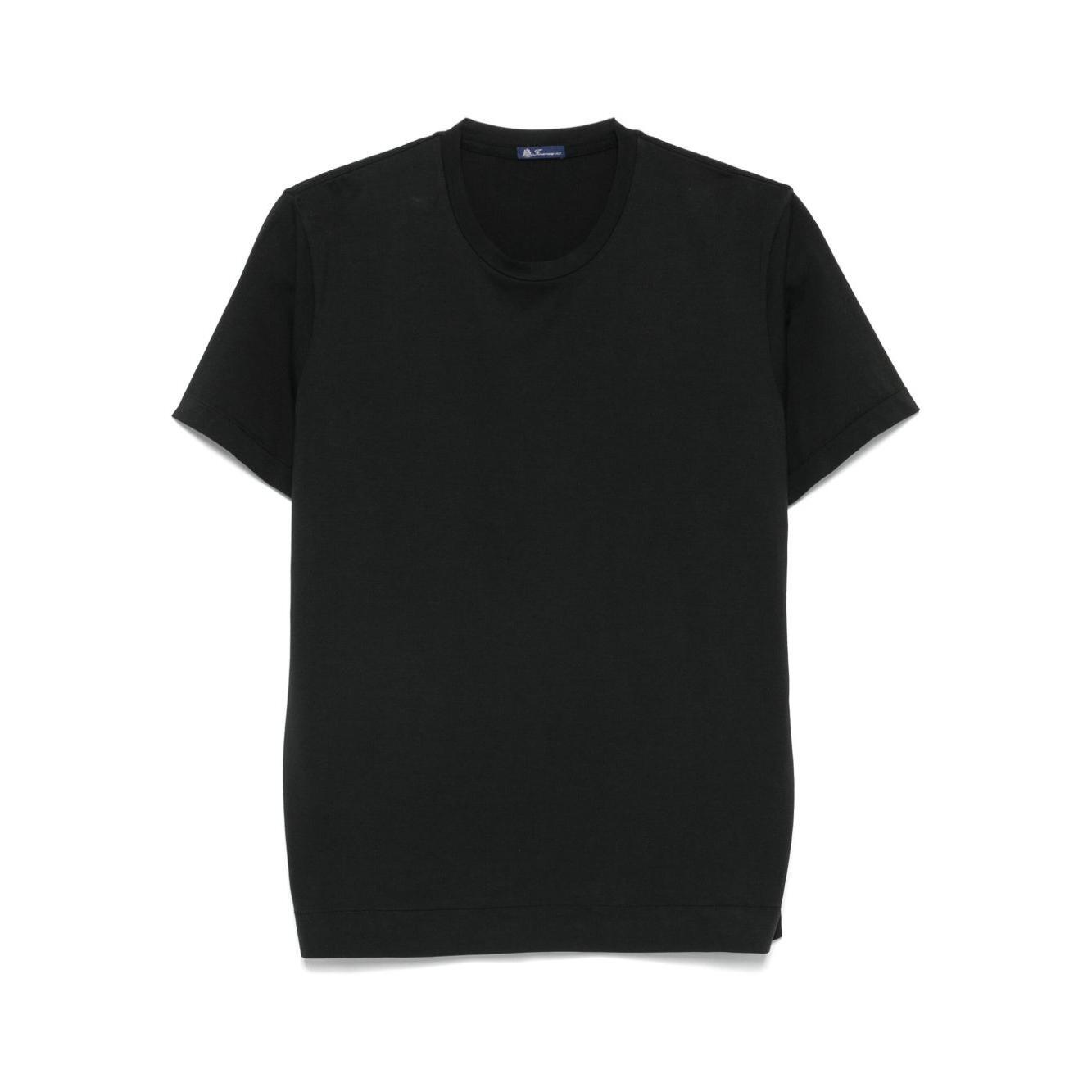 FINAMORE 1925 NAPOLI T-shirts and Polos Black POSITANO23-P25