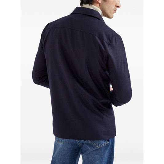 Brunello Cucinelli Shirts Blue Shirts