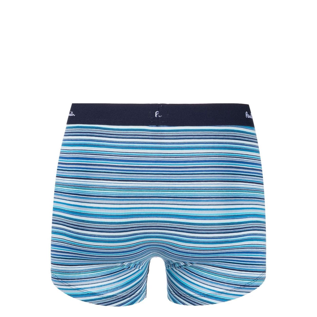 Paul Smith Underwear MultiColour with horizontal stripe print and logo waistband, featuring exposed-seam detailing and elasticated waistband.
