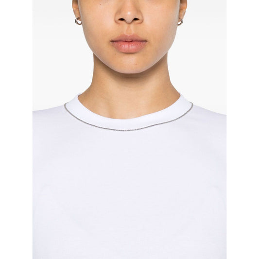 Brunello Cucinelli T-shirts and Polos White Topwear
