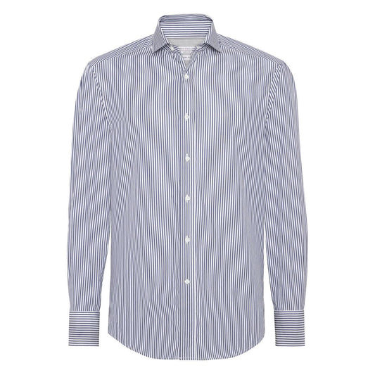 Brunello Cucinelli Shirts Blue Shirts