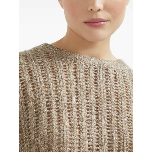 Brunello Cucinelli Sweaters Beige Topwear