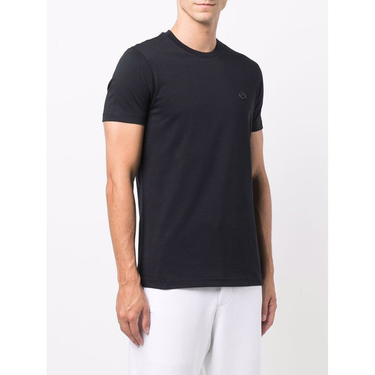 Emporio Armani T-shirts and Polos Blue Topwear