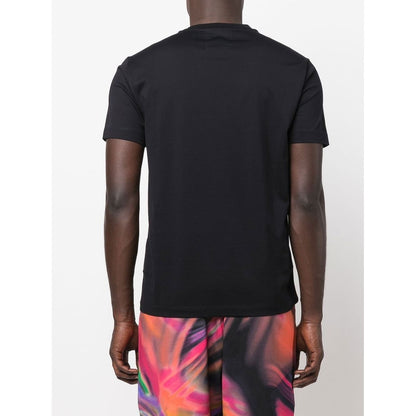 Emporio Armani T-shirts and Polos Blue Topwear