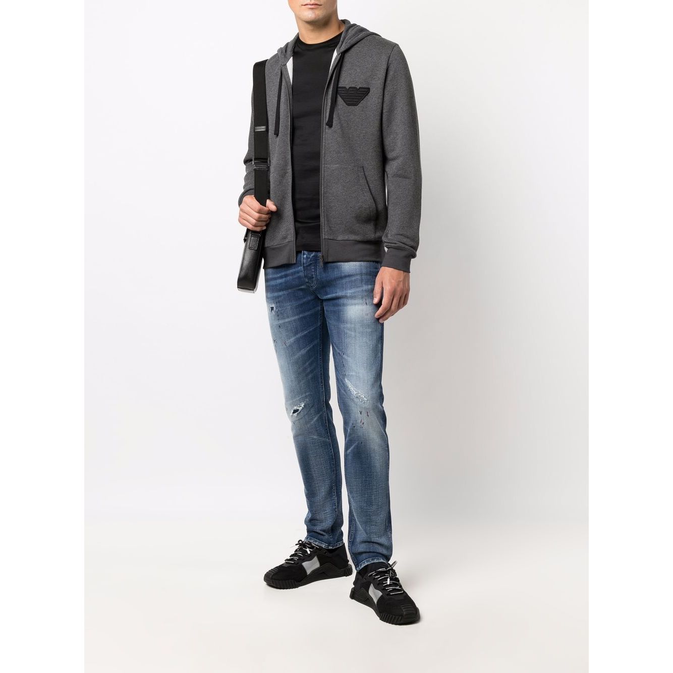 Emporio Armani T-shirts and Polos Black