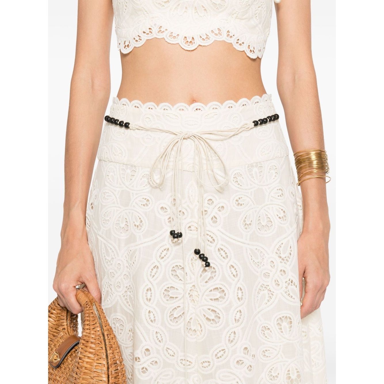 Zimmermann Rhiannon embroidered skirt Skirts