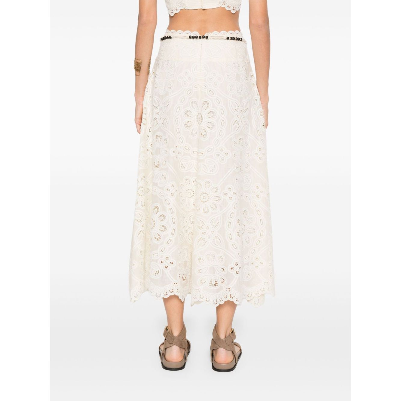 Zimmermann Rhiannon embroidered skirt Skirts