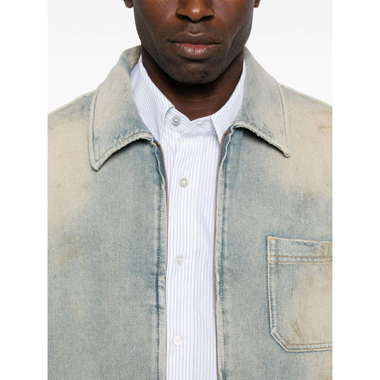 Golden Goose Coats Clear Blue Jackets