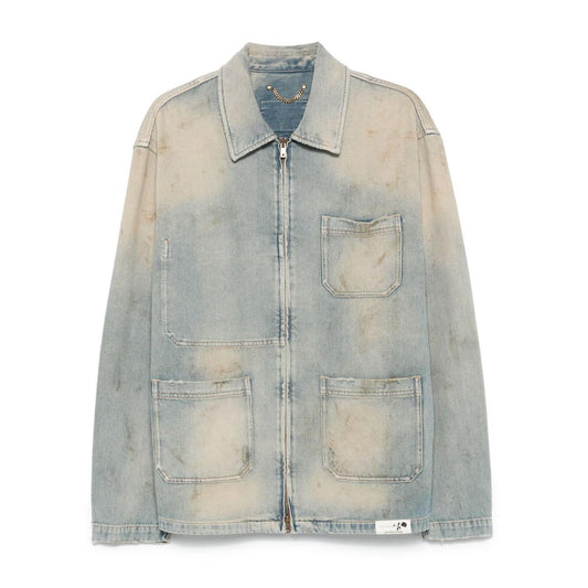 Golden Goose Coats Clear Blue Jackets