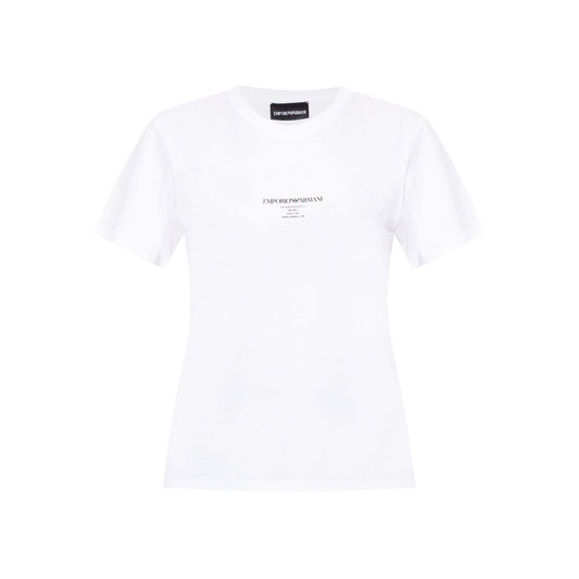 Emporio Armani T-shirts and Polos White Topwear