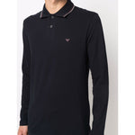 Emporio Armani T-shirts and Polos Blue Topwear