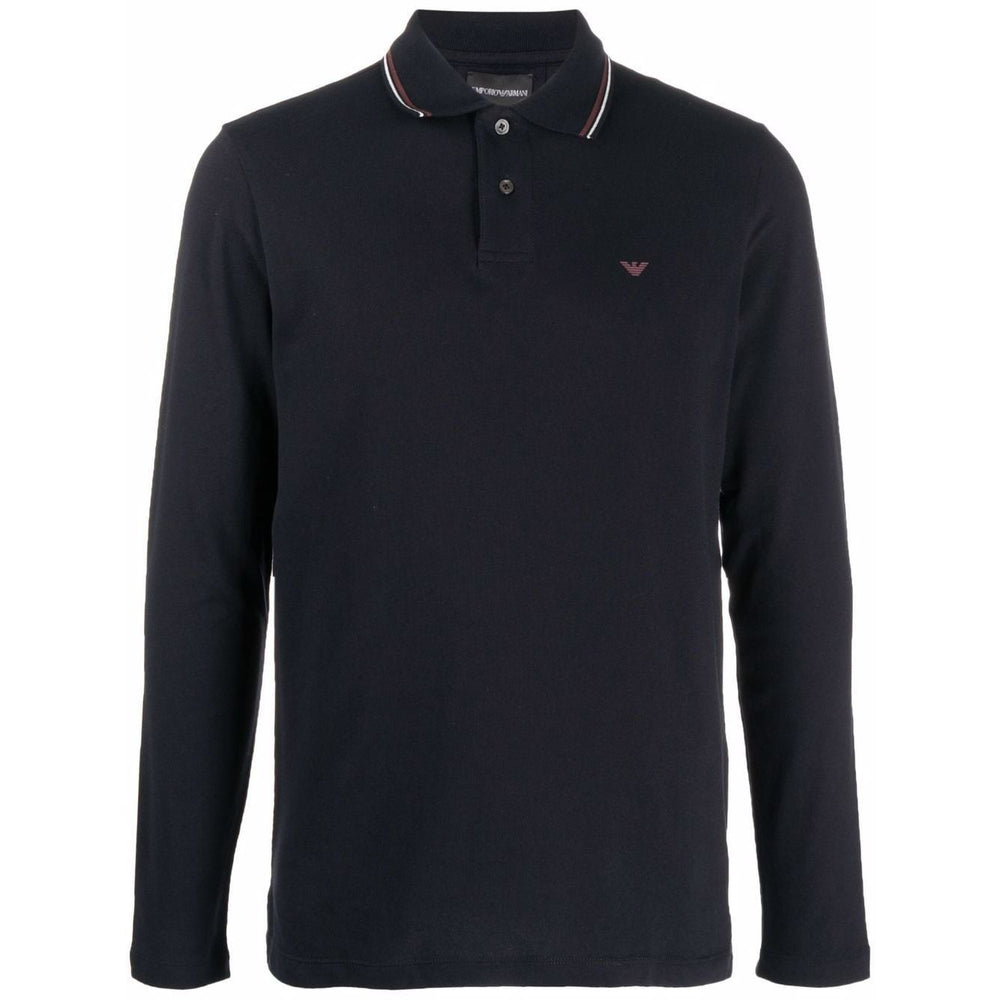Emporio Armani T-shirts and Polos Blue Topwear