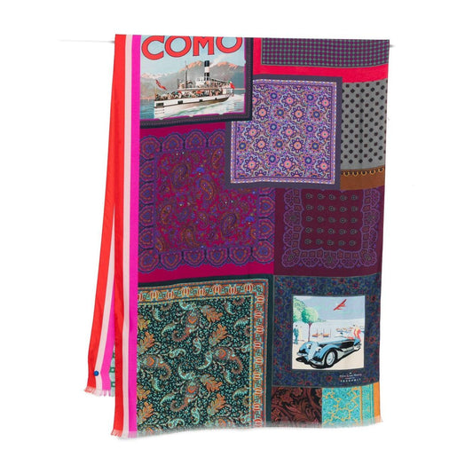 Pierre Louis Mascia silk printed scarf Scarves Hats & Gloves
