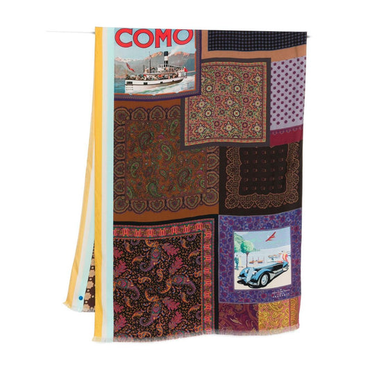 Pierre Louis Mascia silk printed scarf Scarves Hats & Gloves