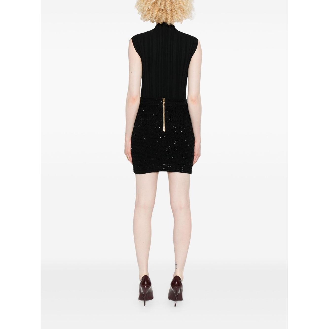 Balmain Tweed Mini Skirt Skirts