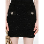 Balmain Tweed Mini Skirt Skirts