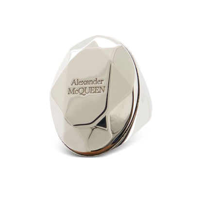 Alexander McQueen The Faceted Stone Ring Jewellery