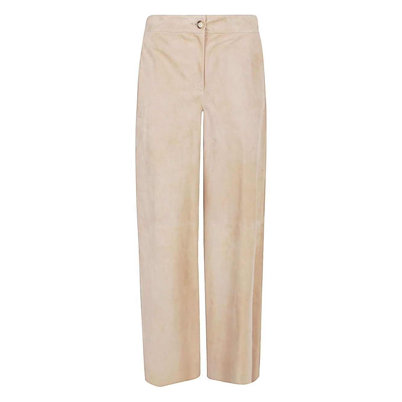 Via Masini 80 Trousers Beige Trousers