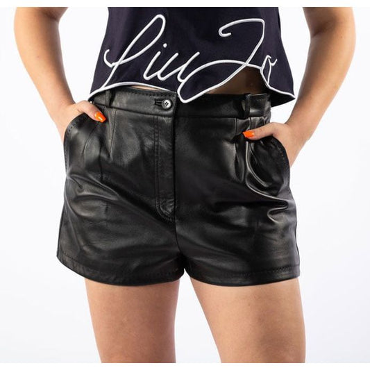 Dolce & Gabbana Black Lambskin Short