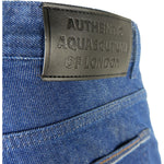 Aquascutum Dark Blue Cotton Men Jeans AQ-7869-W30