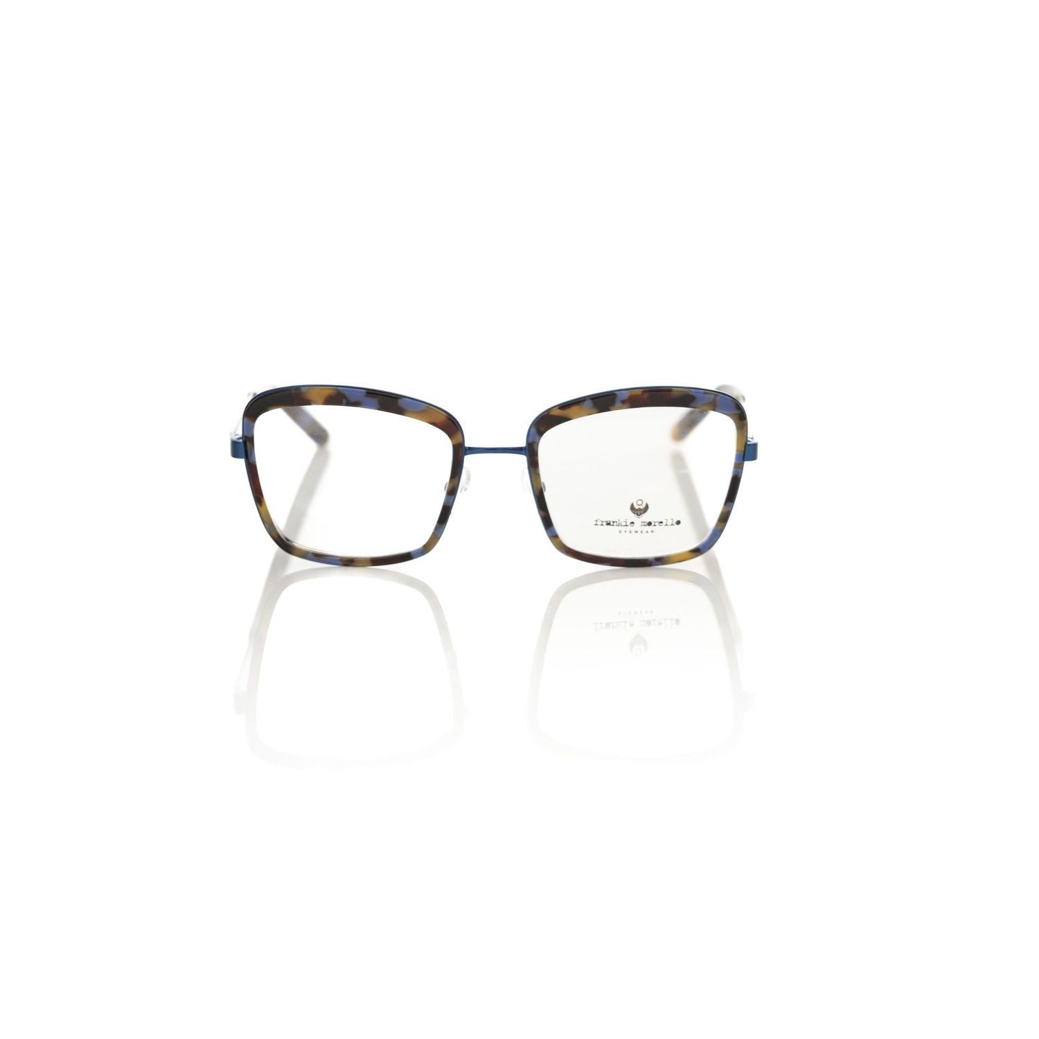 Frankie Morello Blue Metallic Women's Eyeglass Frame