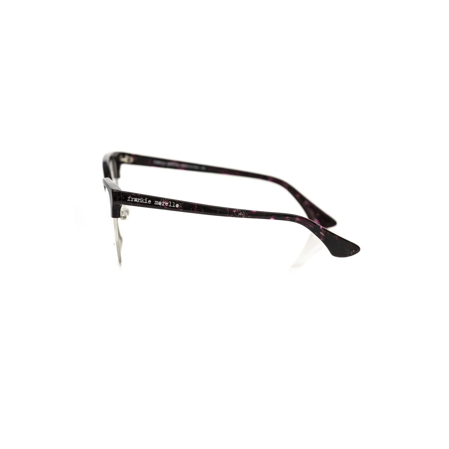 Frankie Morello Burgundy Metallic Fiber Women Frame