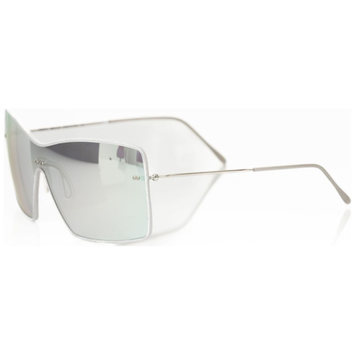 Frankie Morello Silver Metallic Fibre Sunglass