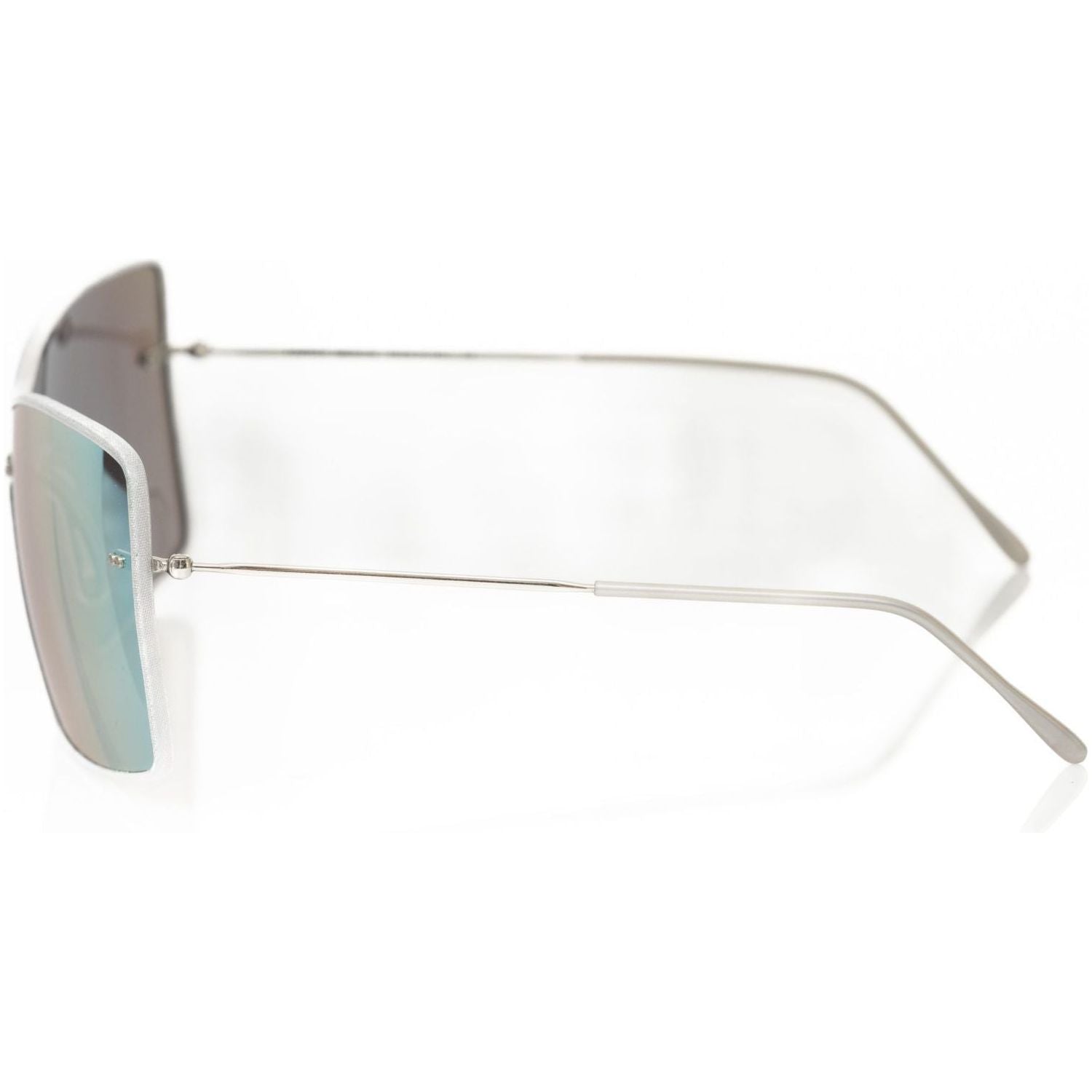 Frankie Morello Silver Metallic Fibre Sunglass